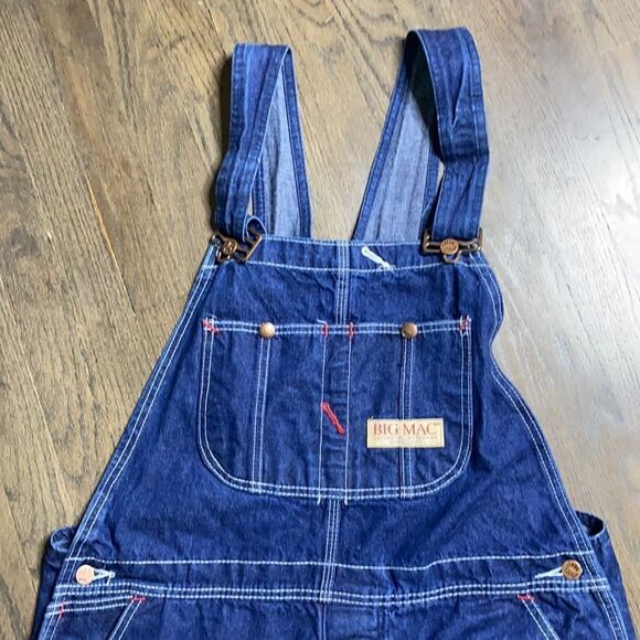 Big mac Authentic Workwear Vintage Denim Overalls - Picture 2 of 8
